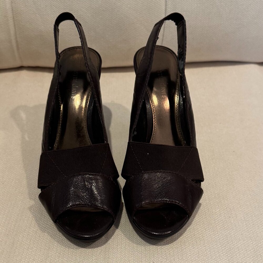 Women's Brown Leather Heels
